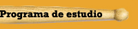 Clases de bateria-Programa de estudio